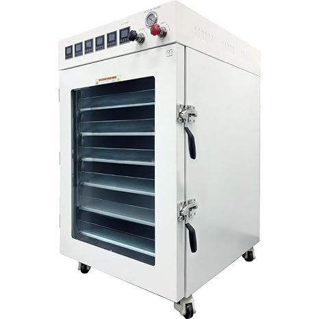 Vacuum Purging Oven with 6 Heated Shelves, 3000W